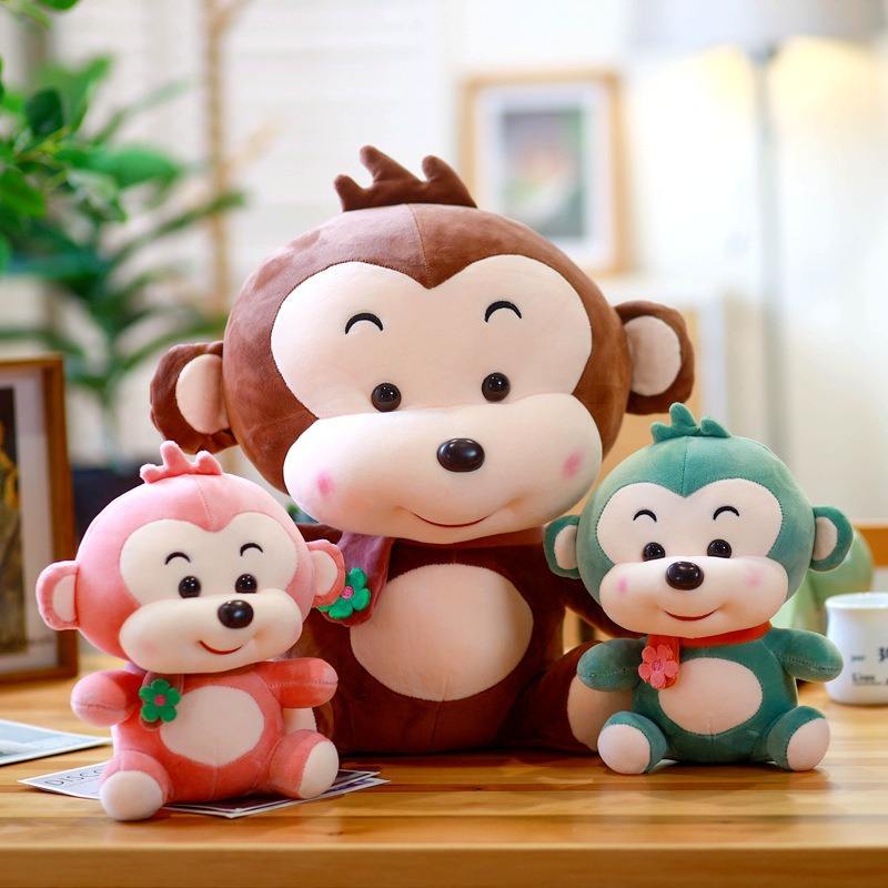 Plush Monkey Baby Toy Stuffed Animal