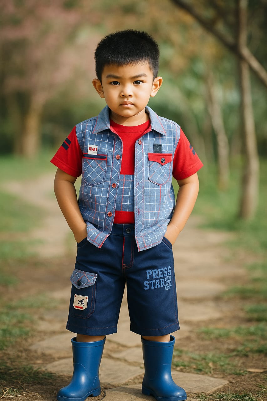 Boy Denim Hero Set – 3-Piece Outfit