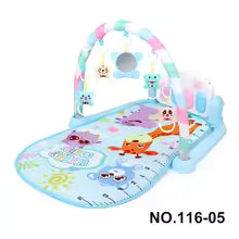 Baby Play Mat Baby Gym Piano with Music & Lights