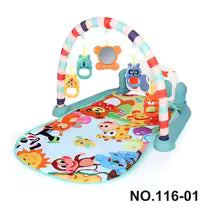 Baby Play Mat Baby Gym Piano with Music & Lights