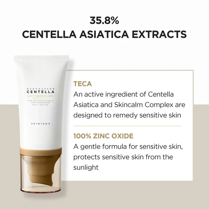 Skin 1004 Madagascar Centella suncream spf 30 PA++++ for oily skin