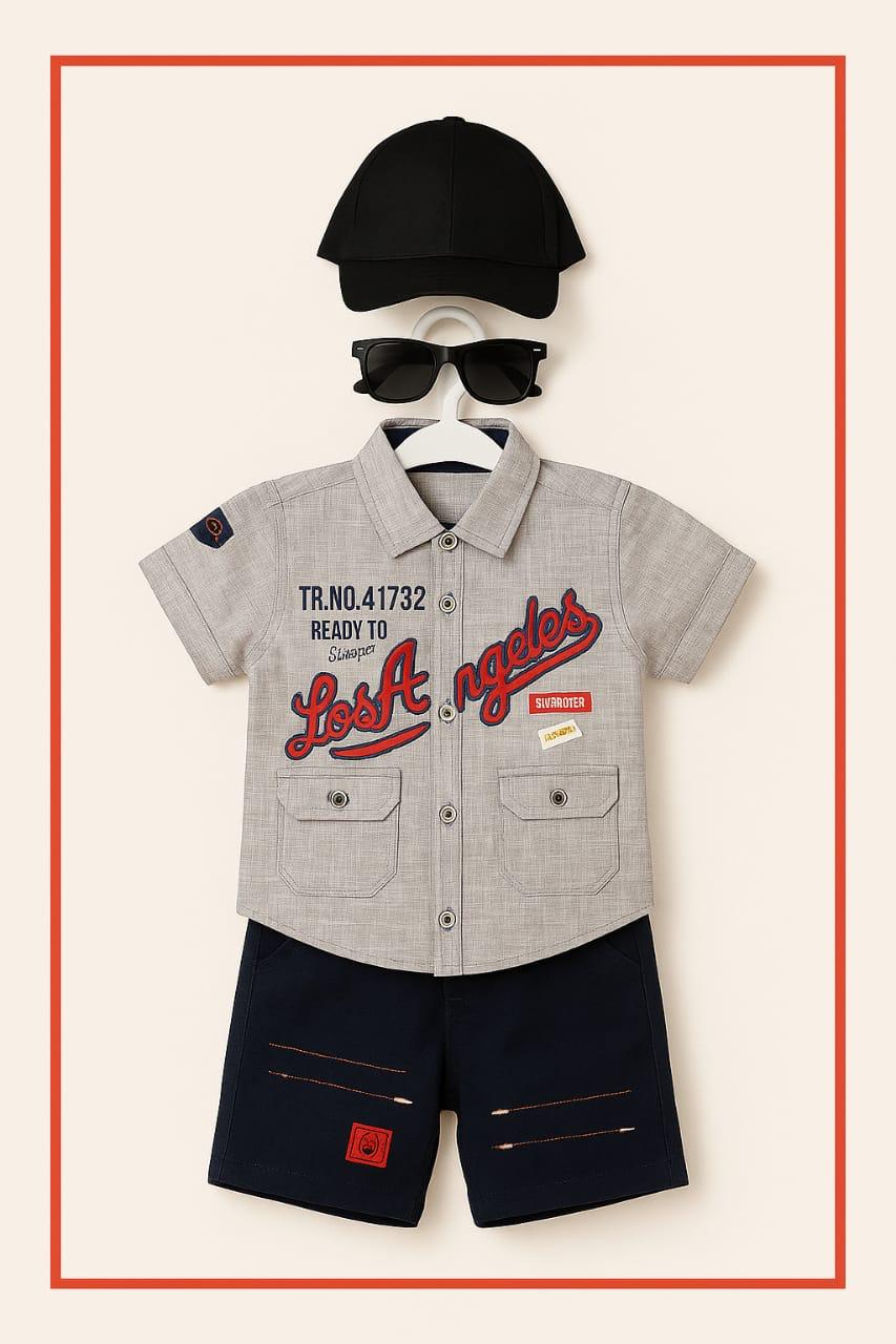 Mini World Denim Hero Set