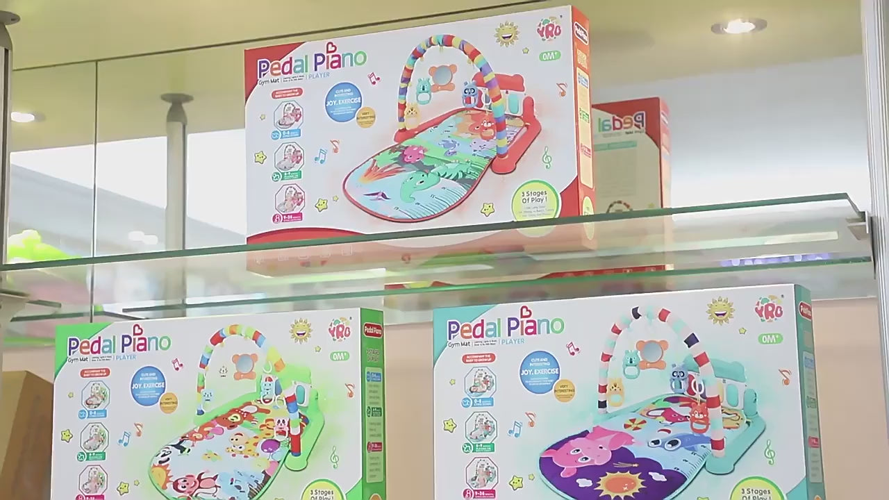 Baby Play Mat Baby Gym Piano with Music & Lights